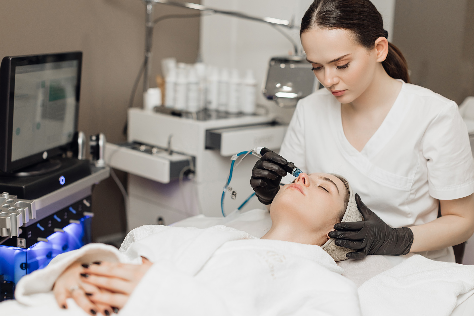 Beauty opleiding in actie